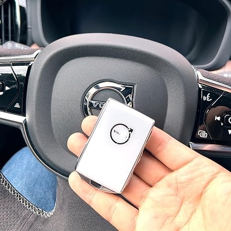 Car key case, suitable for Volvo XC90, XC60, XC40, S60, S90, V60, V90, Polestar 1, Polestar 2, car key chain protective case modification protective case