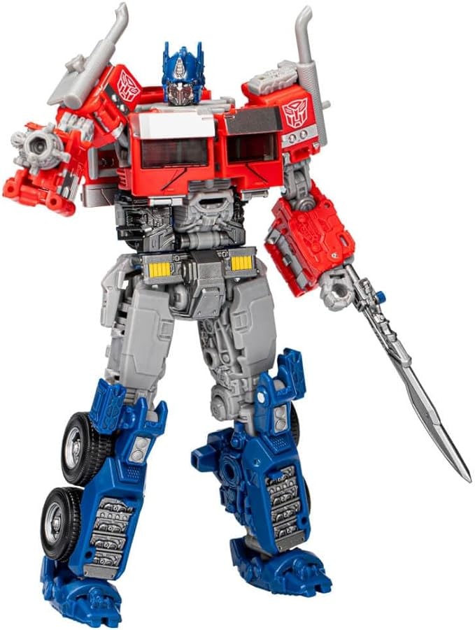 Hasbro Transformers Studio Series 102BB Buzzworthy Bumblebee Voyager Class Optimus Prime action figure