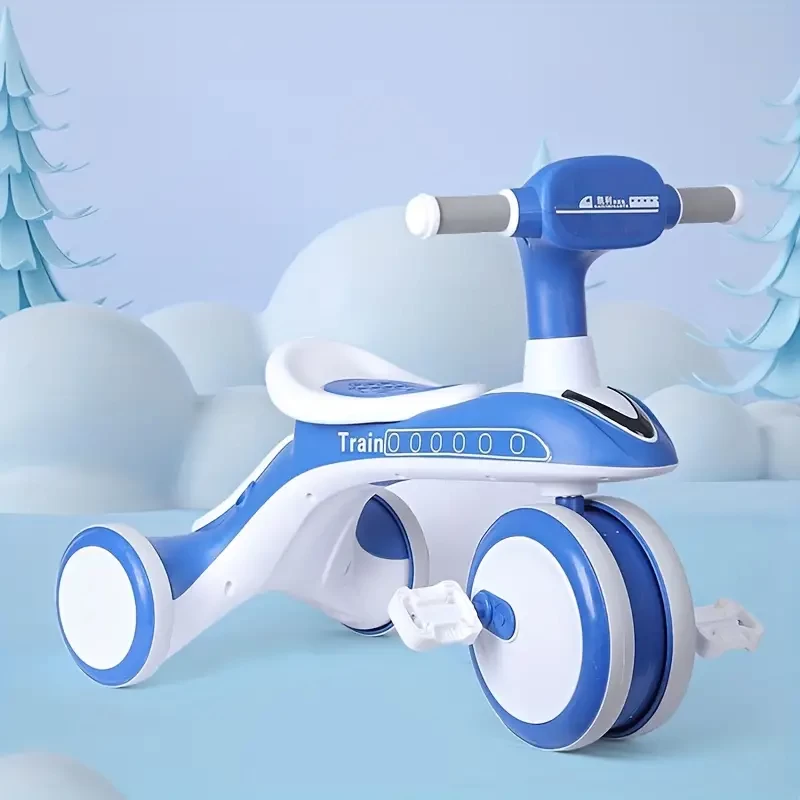 Versatile Tricycle, Comes With Built-in Music And Lights, Wider And Thicker Wear-resistant Wheels, Non-slip Handlebars, Soft Rubber Non-slip Grips, Non-slip Foot Pedals - Maximum Weight Capacity Of Ap